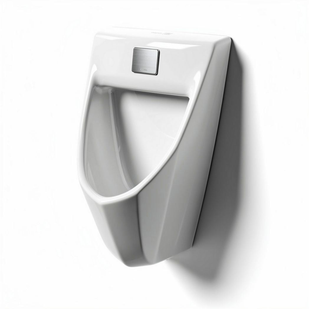 Urinal ceramic w kolorze białym do montażu na ścianie 40 x 25 x 60cm